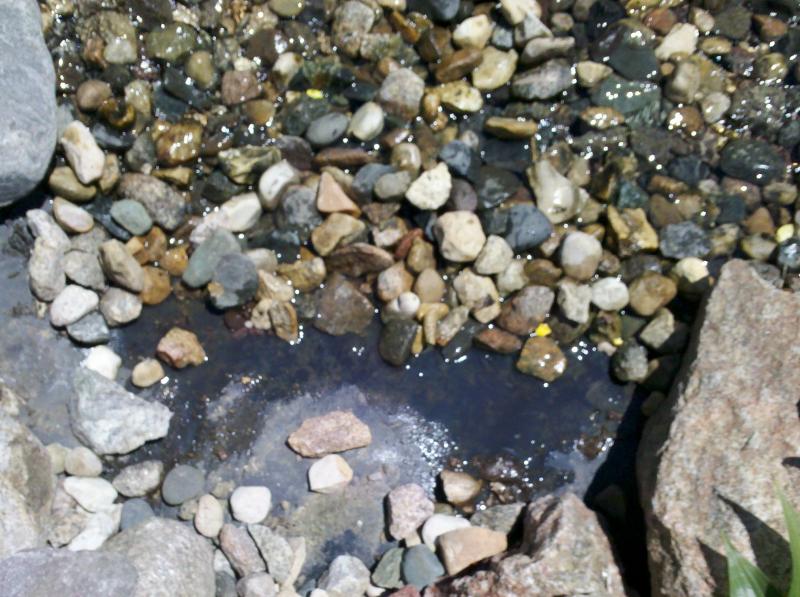 Runoff on the Waterfall Spillway